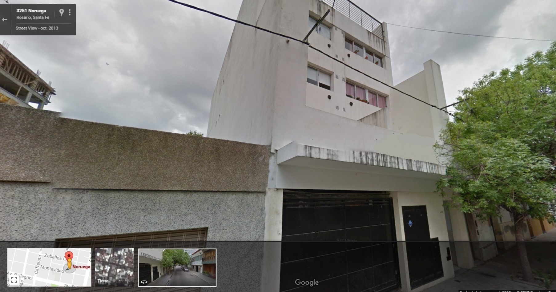 Pje Noruega 3200 (Vera Mujica y zeballos) - Monoambiente al frente - Edificio de escalera